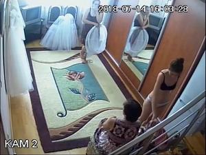 Spying on the naked bride 1