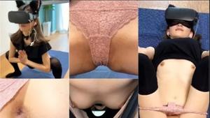 220520-1a [4K high resolution] Dental hygienist suffers sexual harm in cat ear costume shoot (Yoga version)