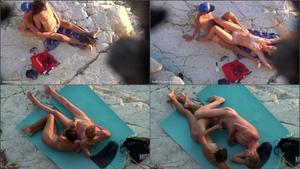 Awesome beach sex got spied