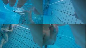 Underwater voyeur in sauna pool 2