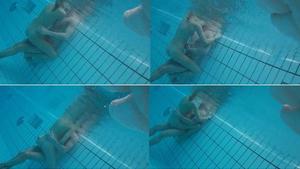 Underwater voyeur in sauna pool 4