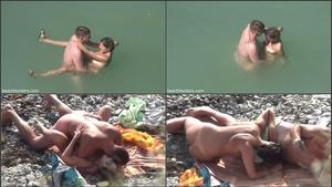 Missionary sex on the beach
