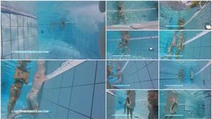Voyeur records naked women sex in swimming pool