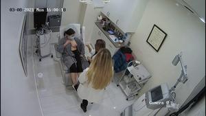 Breast exam in clinic 2