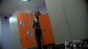 Peeping a girl in the locker room