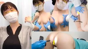 ken-46 [#46 Examination car/palpation] Super sexual harassment of a {beautiful breasts beauty club member} {braided big breasts JD} due to abuse of authority! !