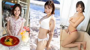 [4K] 328HMDNV-694 [Neat and clean female announcer] A 27-year-old young wife with a short cut who looks like Natsu○3○ Escapes to the summer sea with her cheating partner Beautiful face Beautiful voice Beautiful body