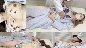nikakennsinn_4 Teste de eletrocardiograma proibido de uma bela de seios grandes [assédio sexual/médico]