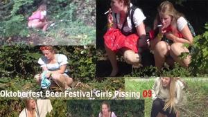 Oktoberfest Beer Festival Girls Pissing 03