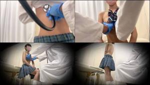Exame de massagem nos seios para assédio sexual para uma pequena alegria azul/exame de seios pequenos e bonitos durante o exame de câncer de mama ⑮ *Vídeo subjetivo incluído