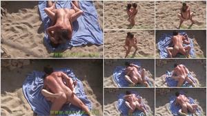 Nudists in sexy action
